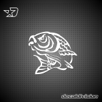 Bass Fish Sticker A
